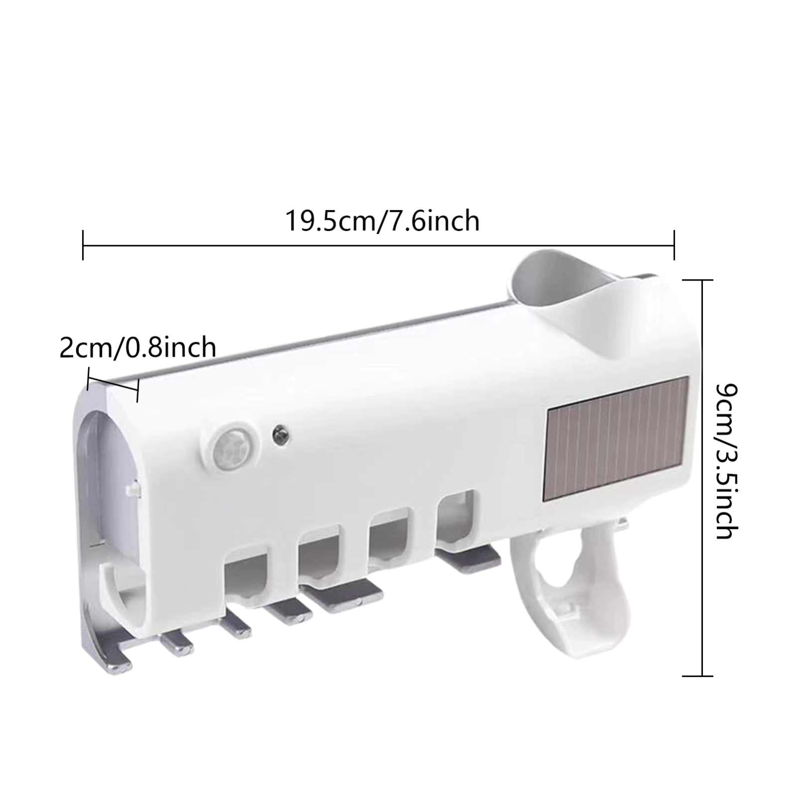UV Light Sterilizer Toothbrush Holder Cleaner & Automatic