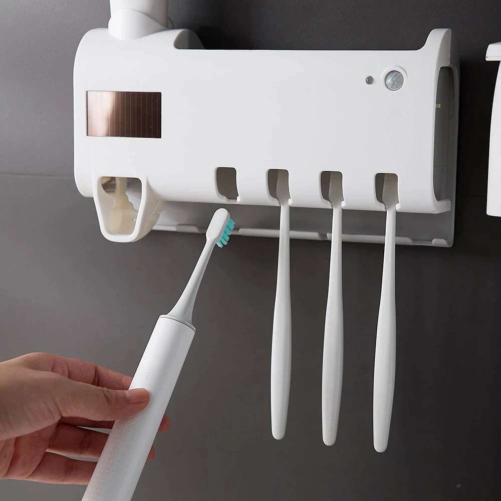 UV Light Sterilizer Toothbrush Holder Cleaner & Automatic